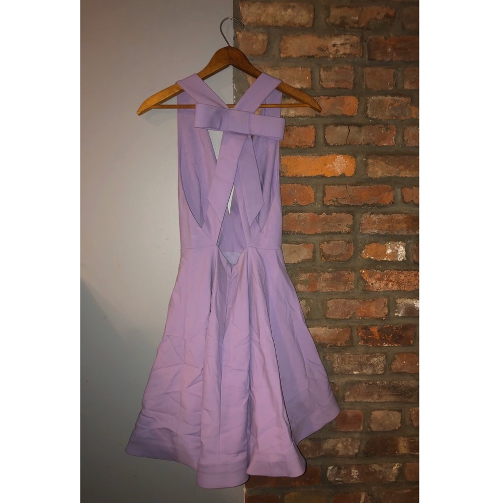 Cushine et Ochs Women’s Bow Dress, Purple Size 0